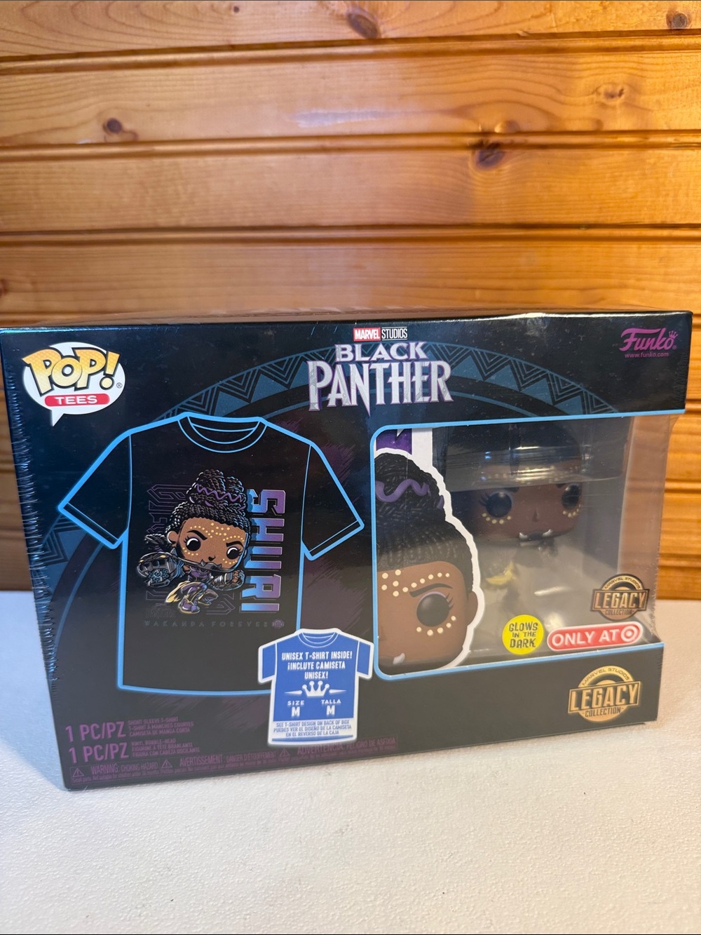 Funko Pop Tees! Black Panther with Shuri Funko Pop